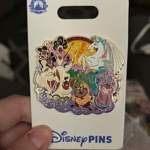 Disney Purple and White Small Pets Pin- Hercules supporting cast